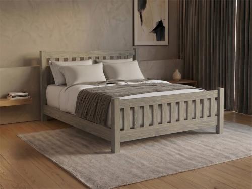 Letto basso Bradgate grigio lavato di Get Laid Beds