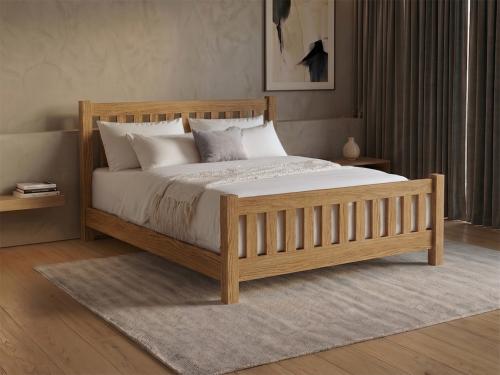Letto basso in rovere Bradgate di Get Laid Beds