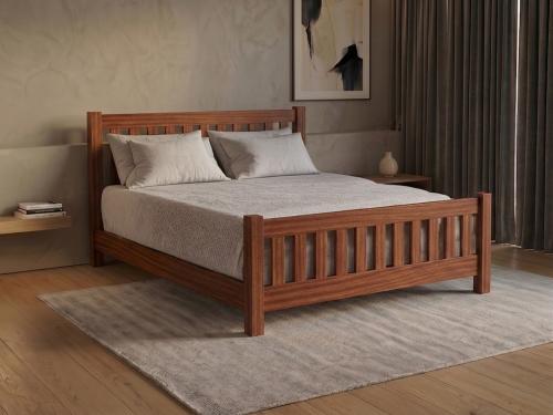 Letto basso Sapele Bradgate di Get Laid Beds