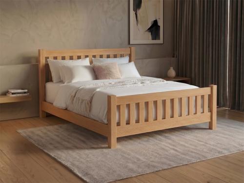 letto basso Bradgate in faggio di Get Laid Beds