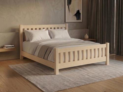 Letto basso Bradgate in acero di Get Laid Beds