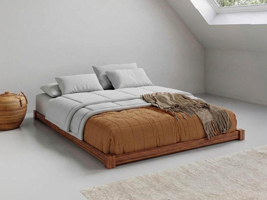 low loft bed sapele