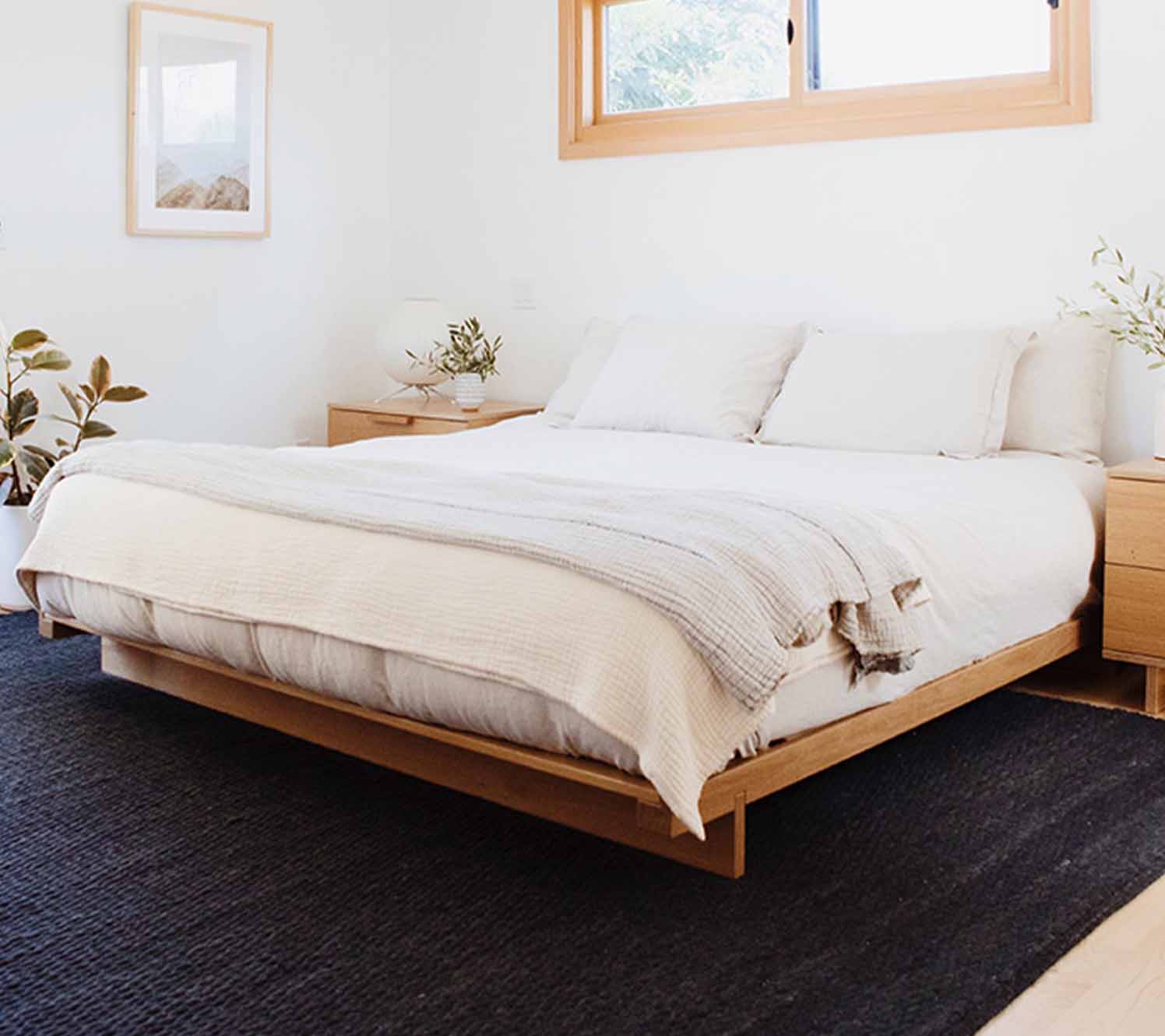 Strutture letto in legno per camera matrimoniale