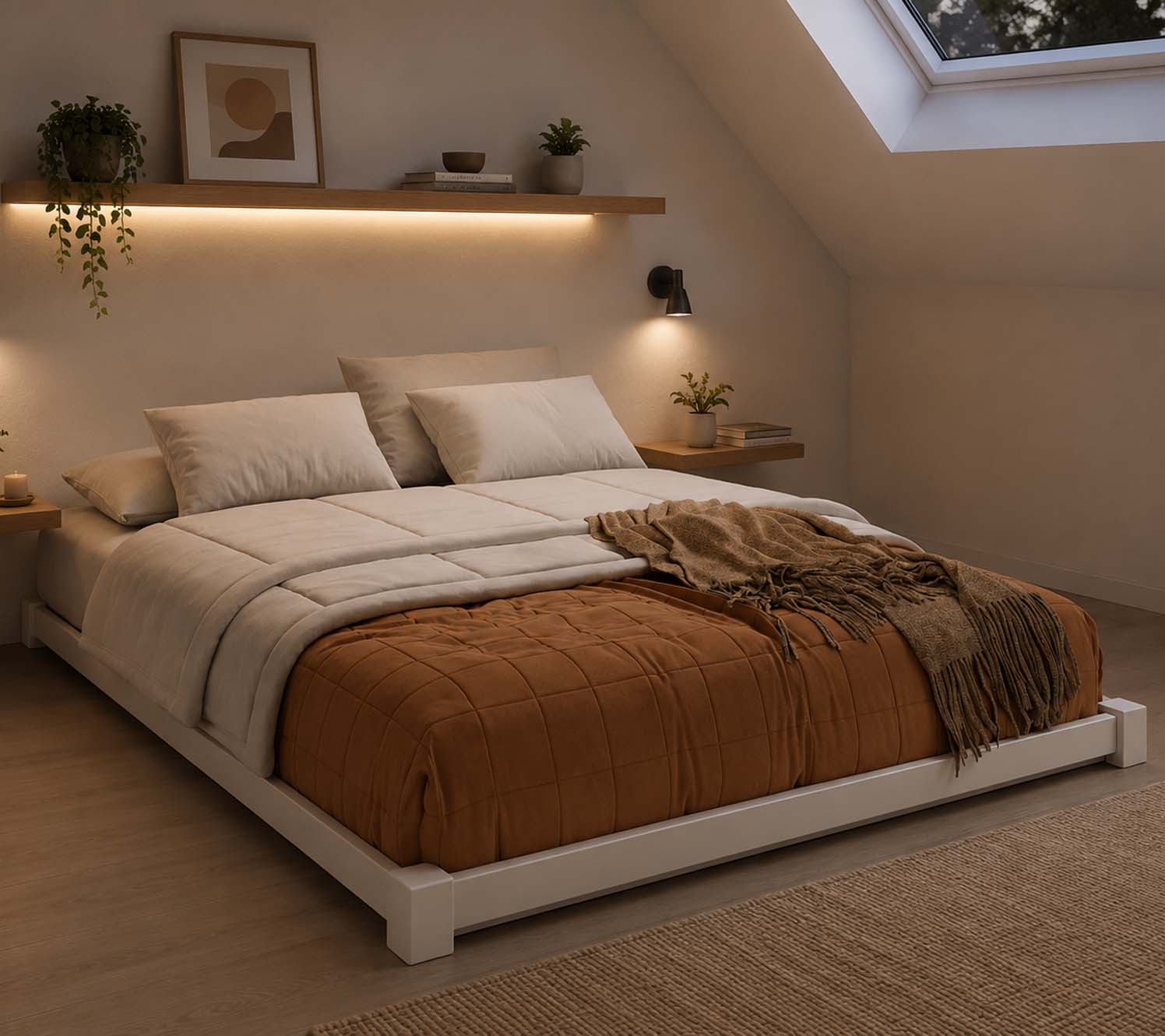Idee di design per una camera da letto piccola: Ripensare il concetto di comodino